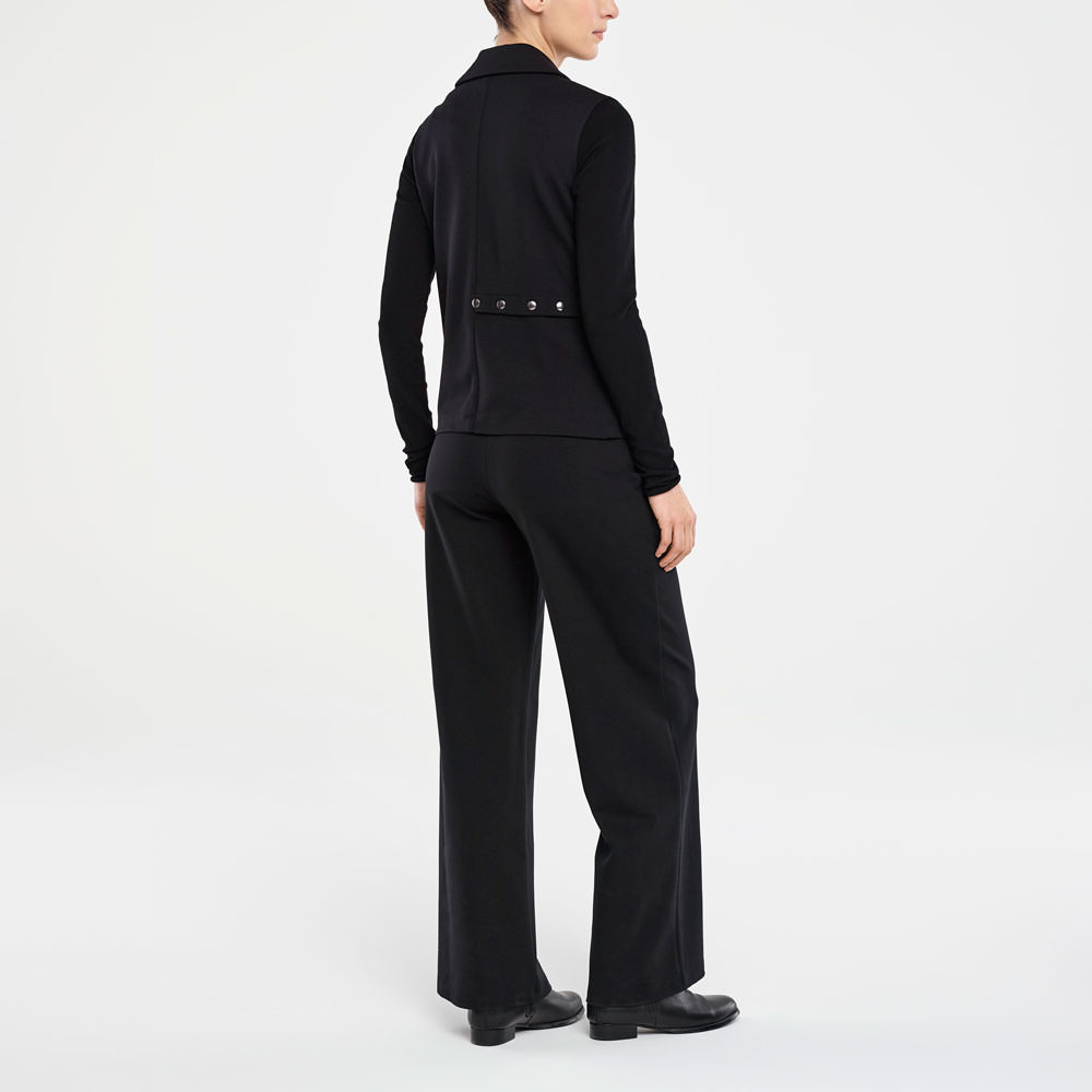 Sarah Pacini GILET JERSEY – BOUTONS PRESSION Derrière