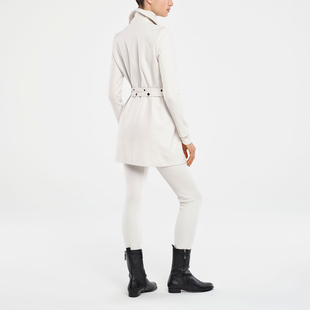 Sarah Pacini JERSEYJACKE – GÜRTEL MIT DRUCKKNÖPFEN Rück