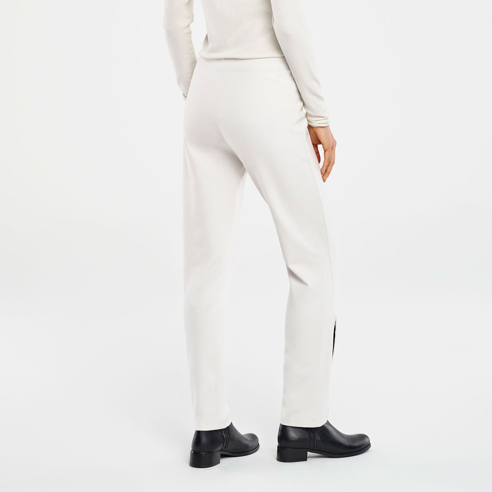 Sarah Pacini PANTALON SLIM – FENTE À BOUTONS PRESSION Derrière