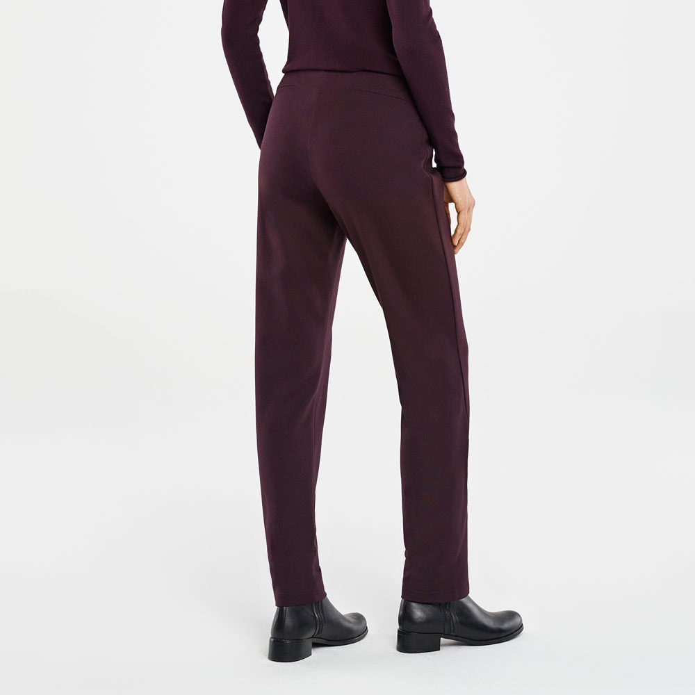 Sarah Pacini PANTALON SLIM – FENTE À BOUTONS PRESSION Derrière