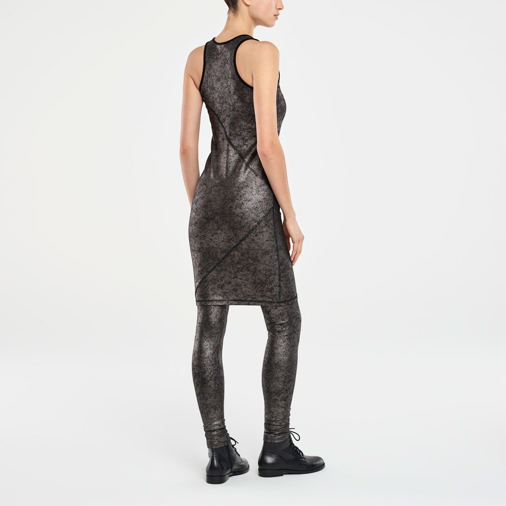 Sarah Pacini ROBE AUX GENOUX- CHATOYANTE Derrière