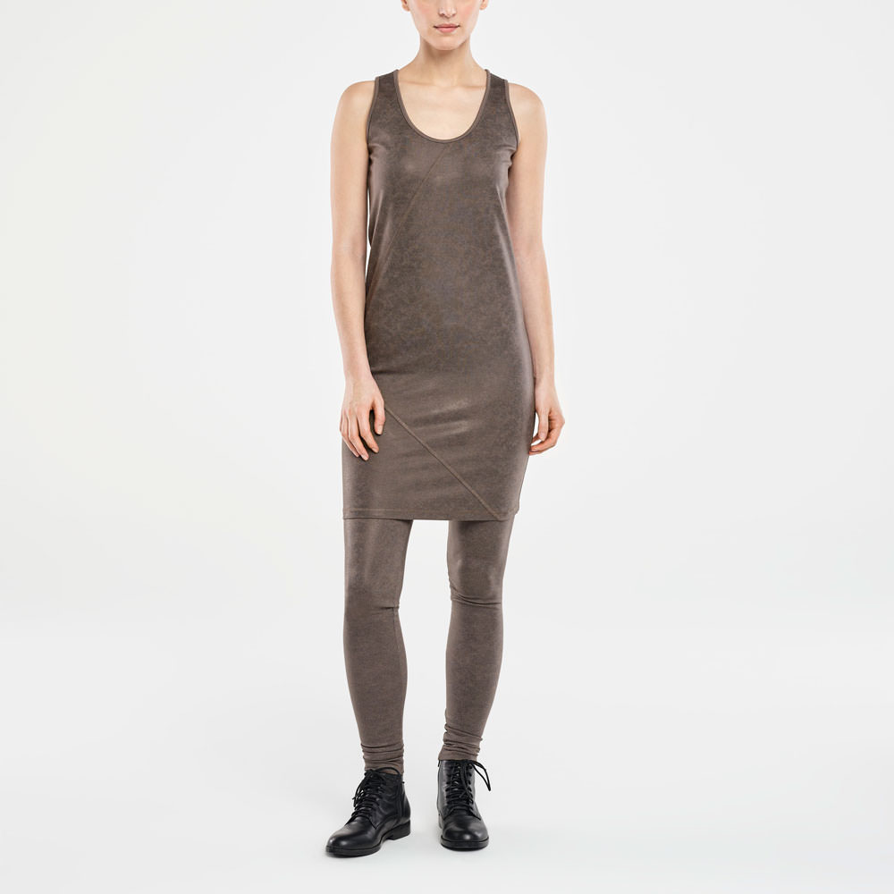 Sarah Pacini SCHIMMERNDES MIDIKLEID Vorne