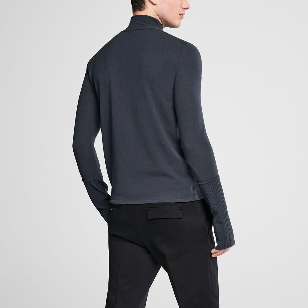 Sarah Pacini Mock neck sweater Back view
