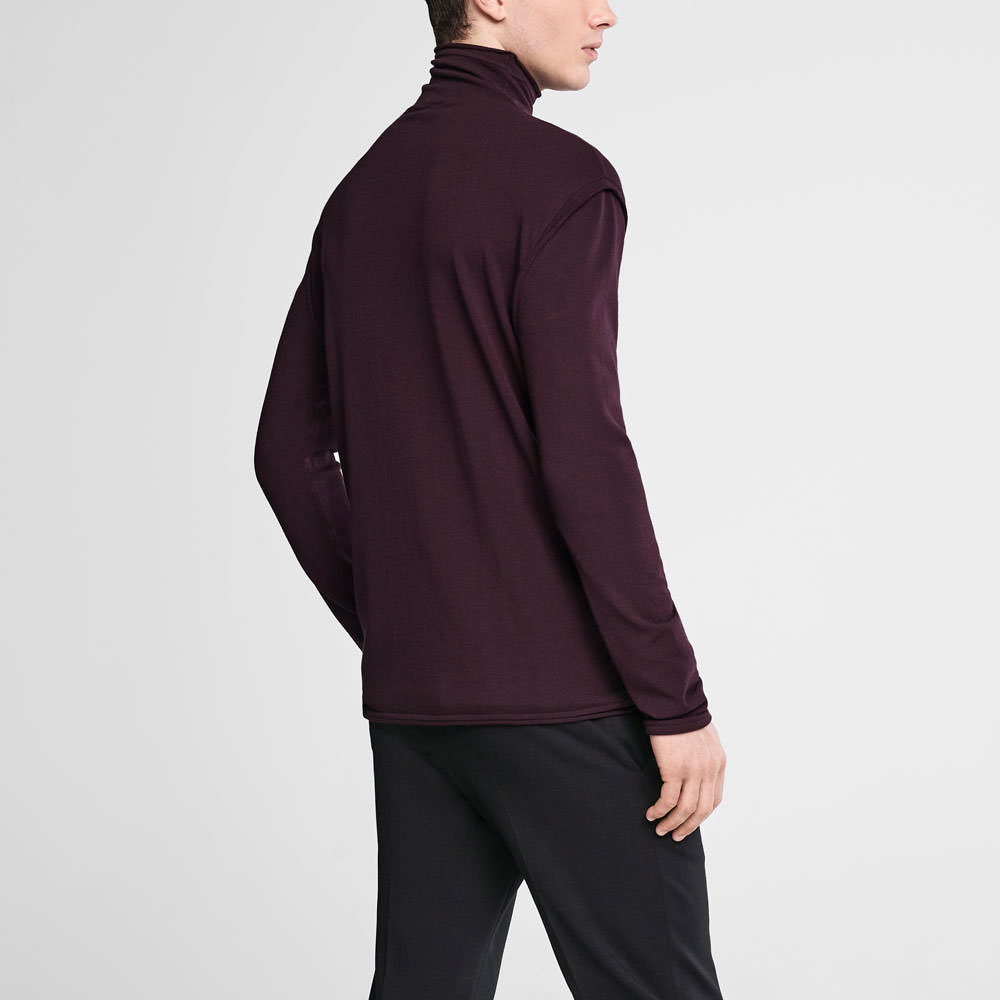 Sarah Pacini Stehkragenpullover Rück