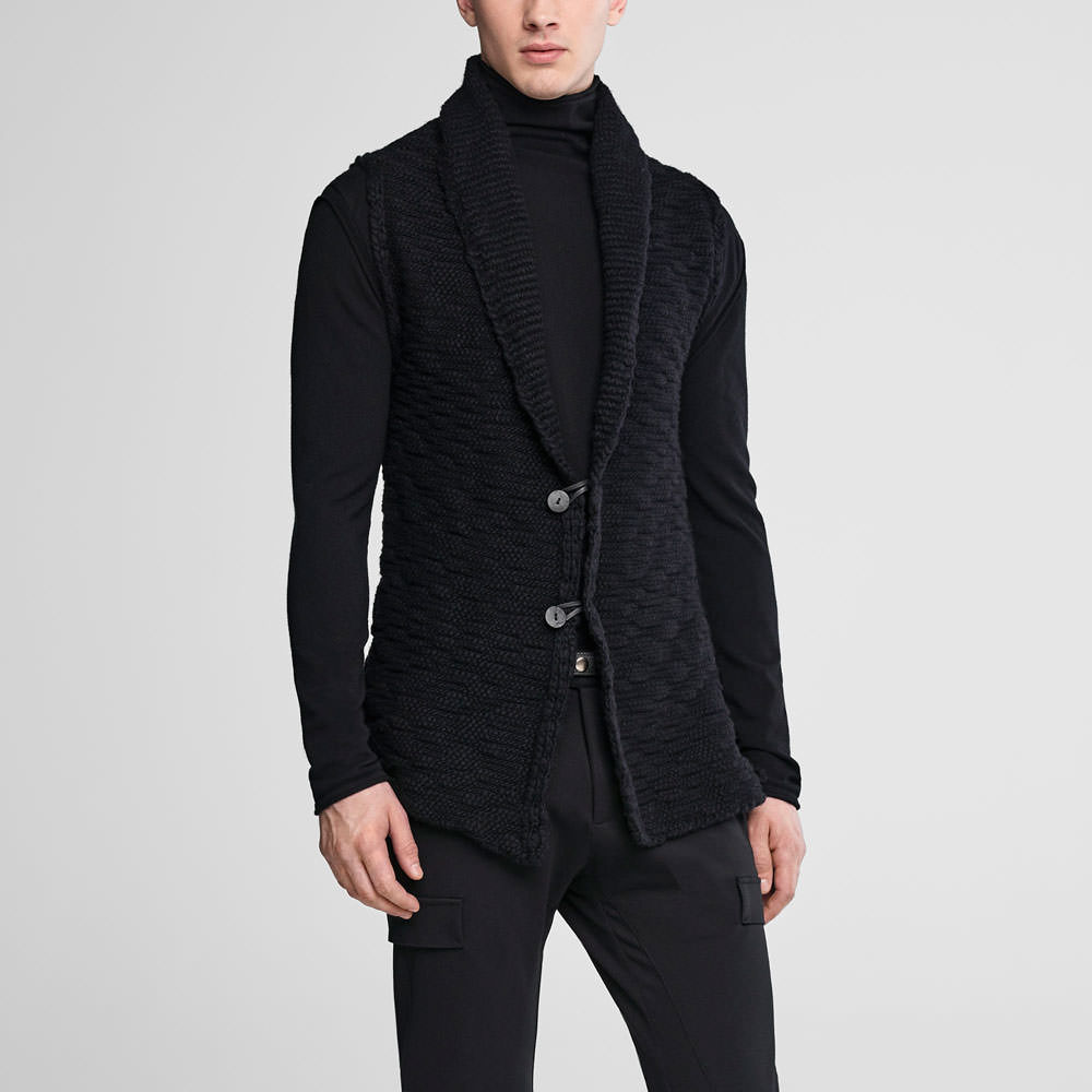 Sarah Pacini Cardigan laine sans manches De face