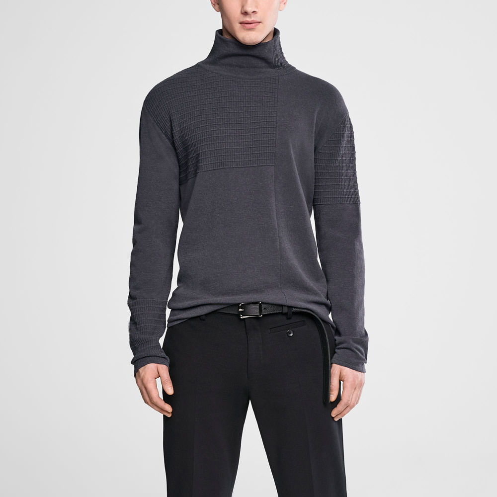 Sarah Pacini Pull col montant - motif De face