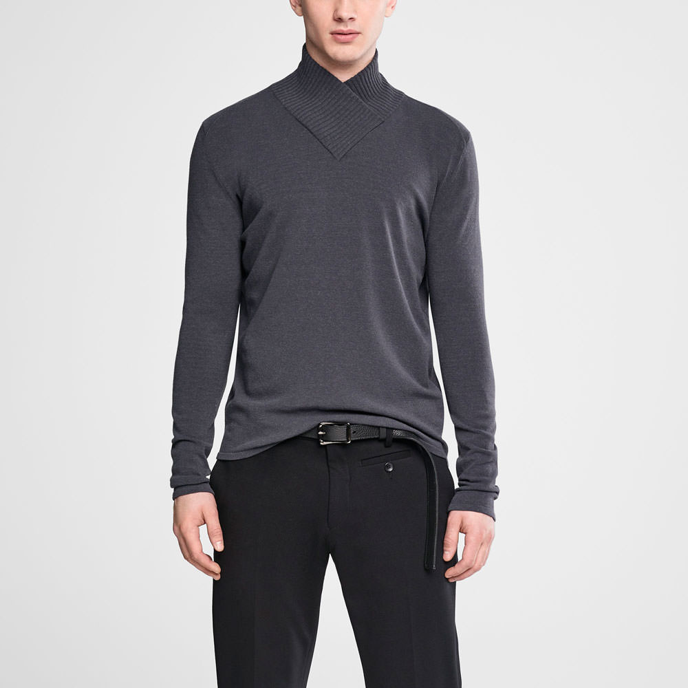 Sarah Pacini Cowl neck sweater Front