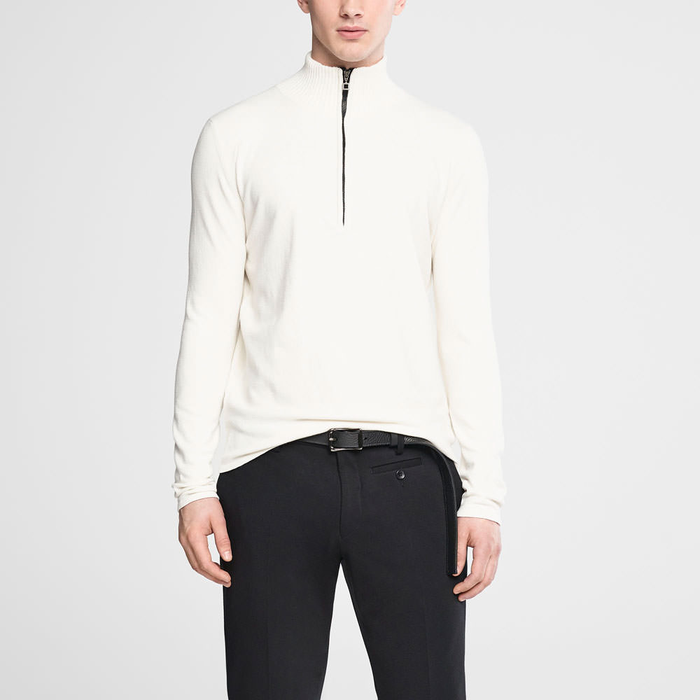 Sarah Pacini Pull col montant zippé De face