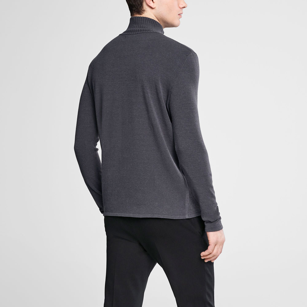 Sarah Pacini Zipped mock neck sweater Back view