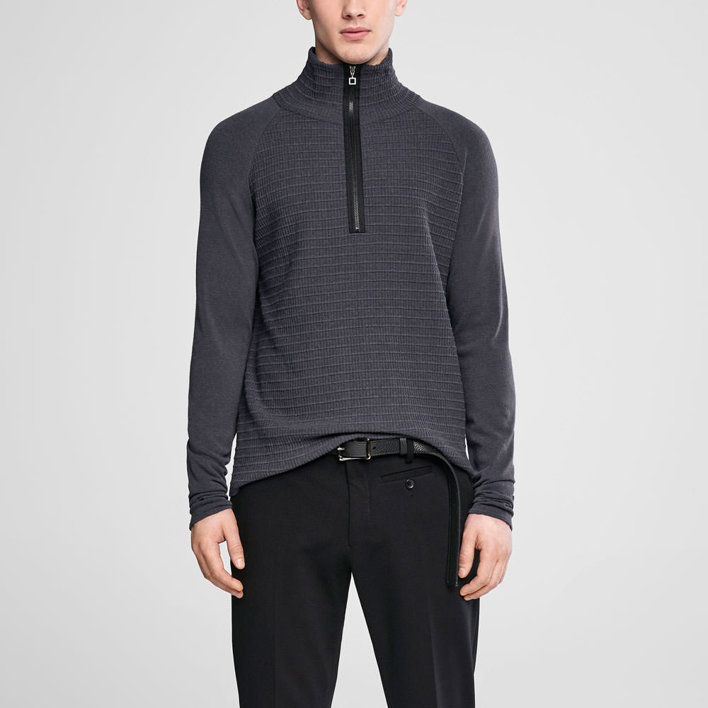Sarah Pacini Pull col montant zippé De face