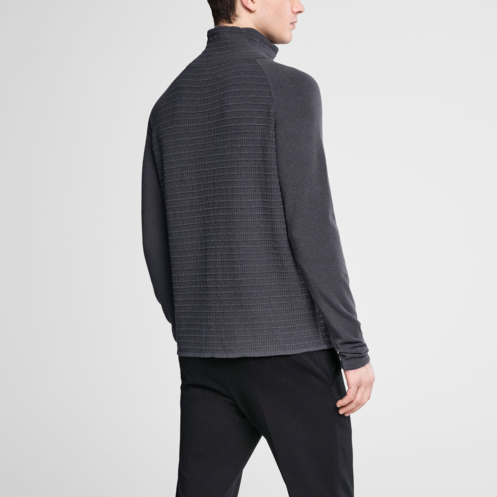 Sarah Pacini Pull col montant zippé Derrière