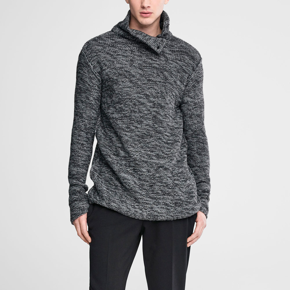 Sarah Pacini Long pull chiné De face