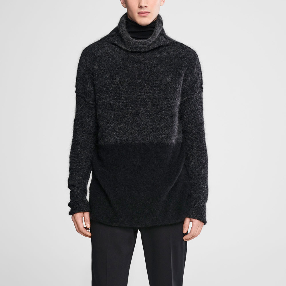 Sarah Pacini Ombré mohair sweater - mock neck Front