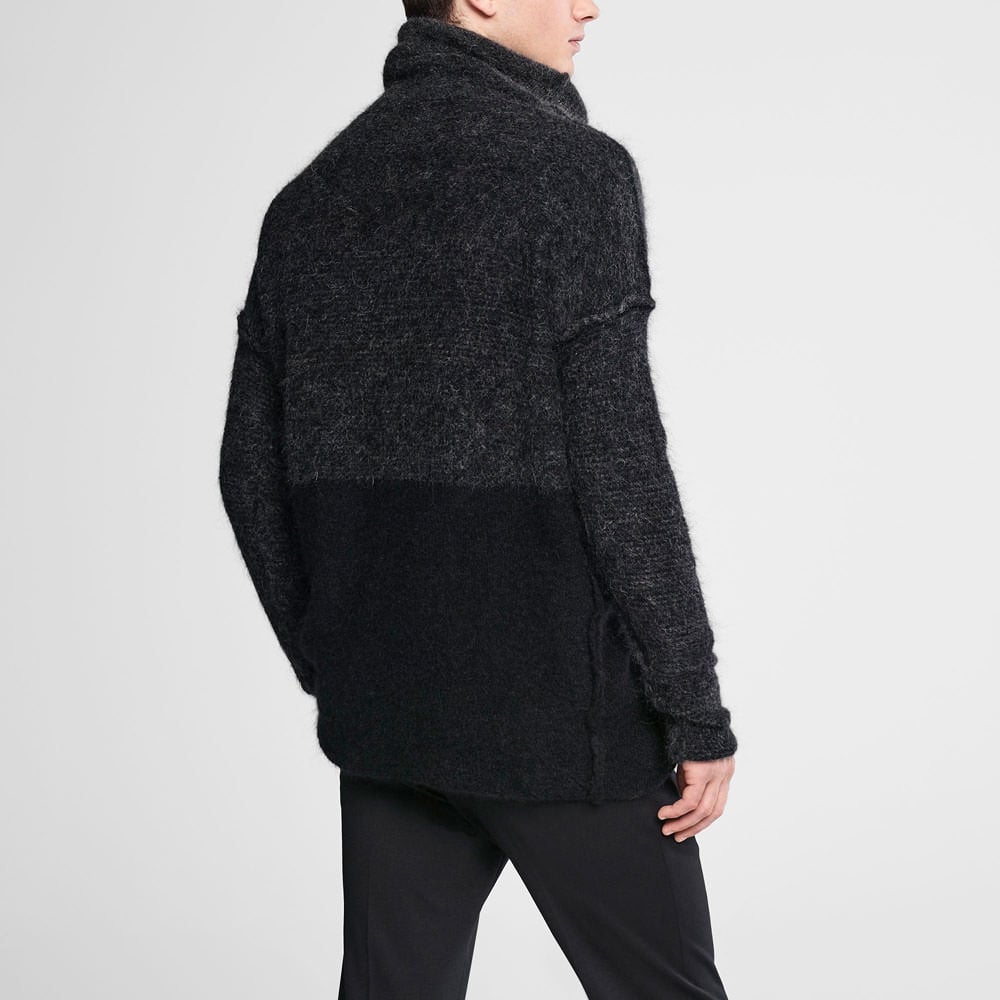 Sarah Pacini Ombré mohair sweater - mock neck Back view