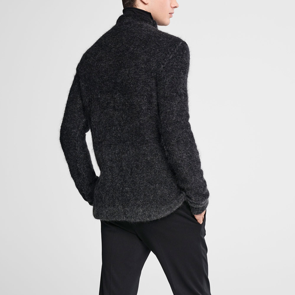 Sarah Pacini Ombré mohair sweater - funnel neck Back view