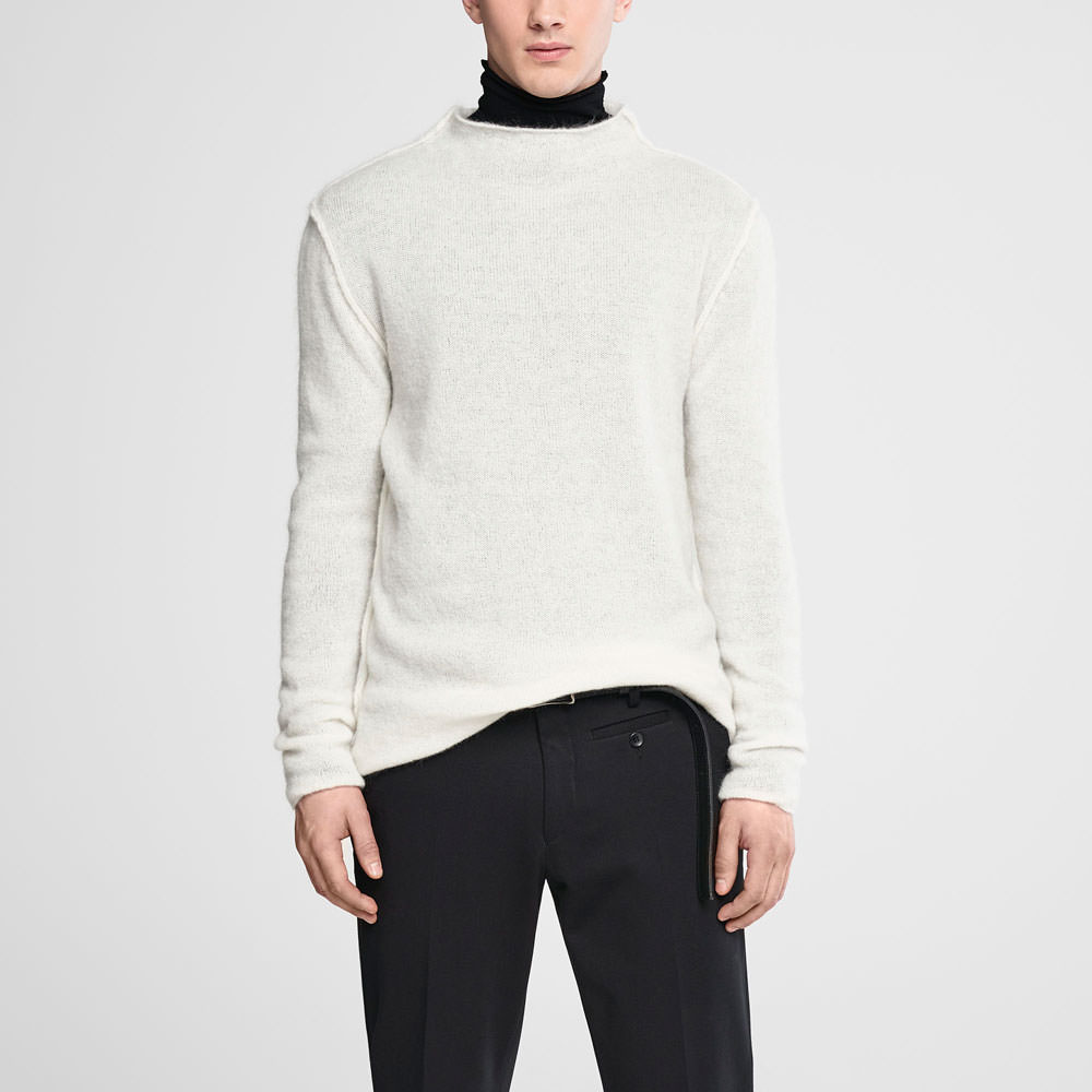 Sarah Pacini Mohair sweater - funnel neck Front