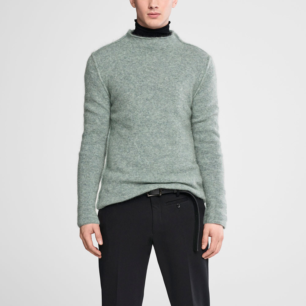 Sarah Pacini Mohair sweater - funnel neck Front