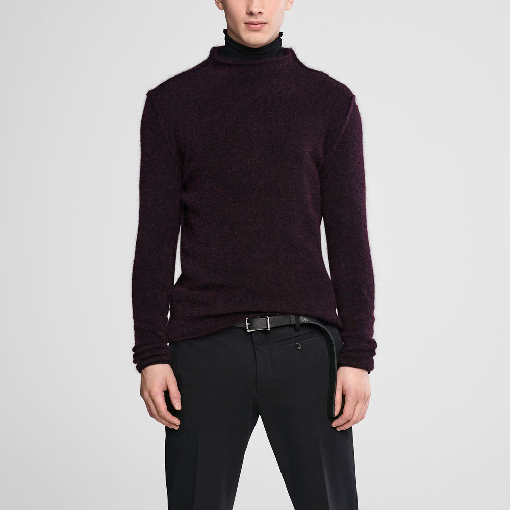 Sarah Pacini Mohair sweater - funnel neck Front