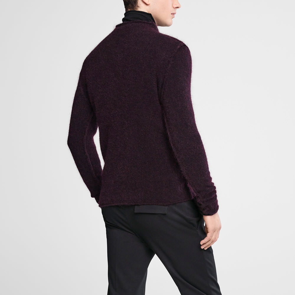 Sarah Pacini Mohair sweater - funnel neck Back view