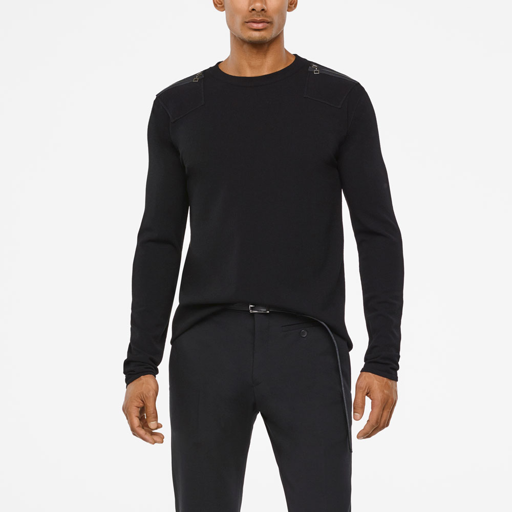 Sarah Pacini PULL - DÉTAILS ZIPPÉS De face