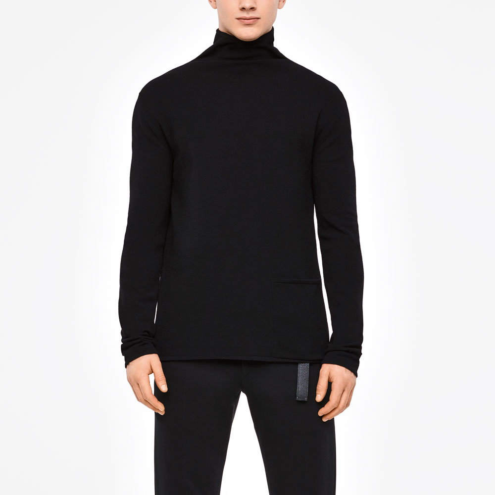Sarah Pacini URBAN SWEATER - MOCK NECK Front