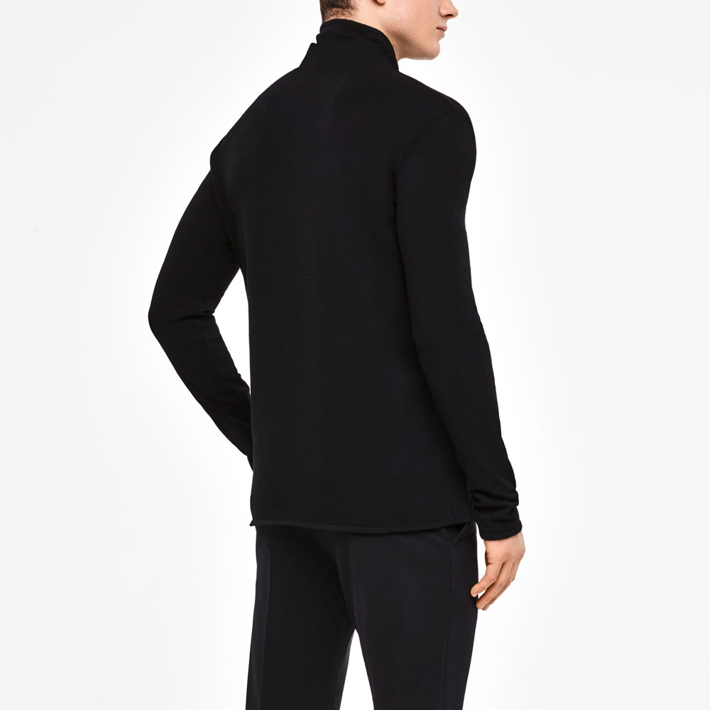 Sarah Pacini URBAN SWEATER - MOCK NECK Back view