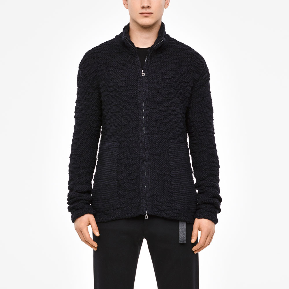 Sarah Pacini CARDIGAN - EFFET SEERSUCKER De face