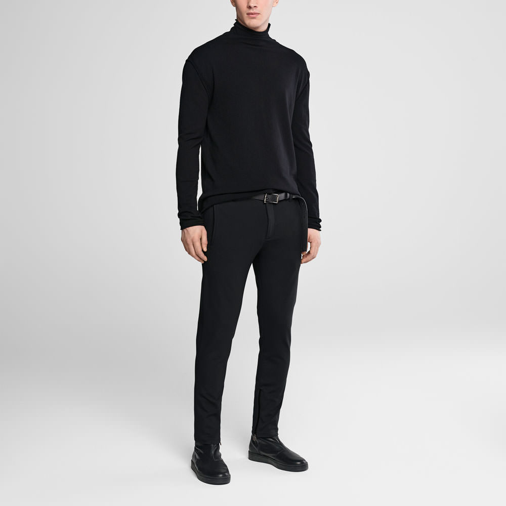 Sarah Pacini Pantalon jersey - chevilles zippées De face