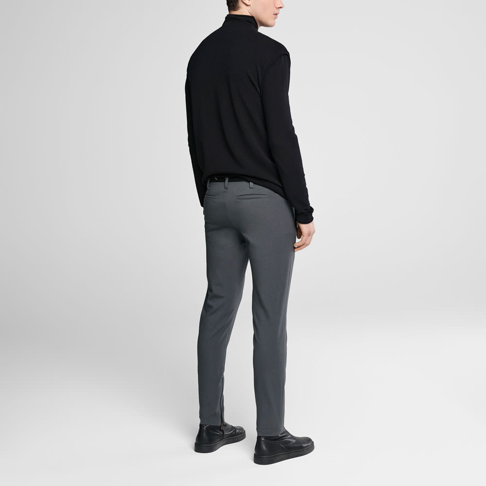 Sarah Pacini Pantalon jersey - chevilles zippées Derrière