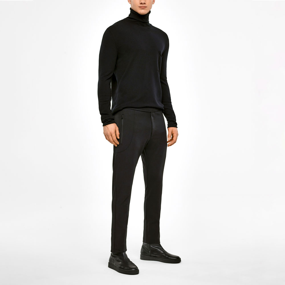 Sarah Pacini PANTALON EN GABARDINE - DENIS De face