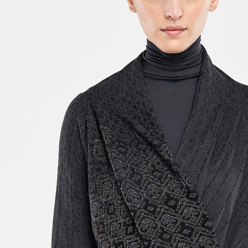 Sarah Pacini CARDIGAN JACQUARD De face