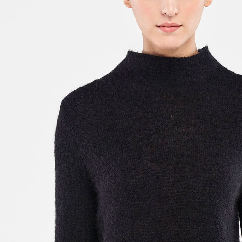 Sarah Pacini MOHAIR-SWEATER – STEHKRAGEN Vorne