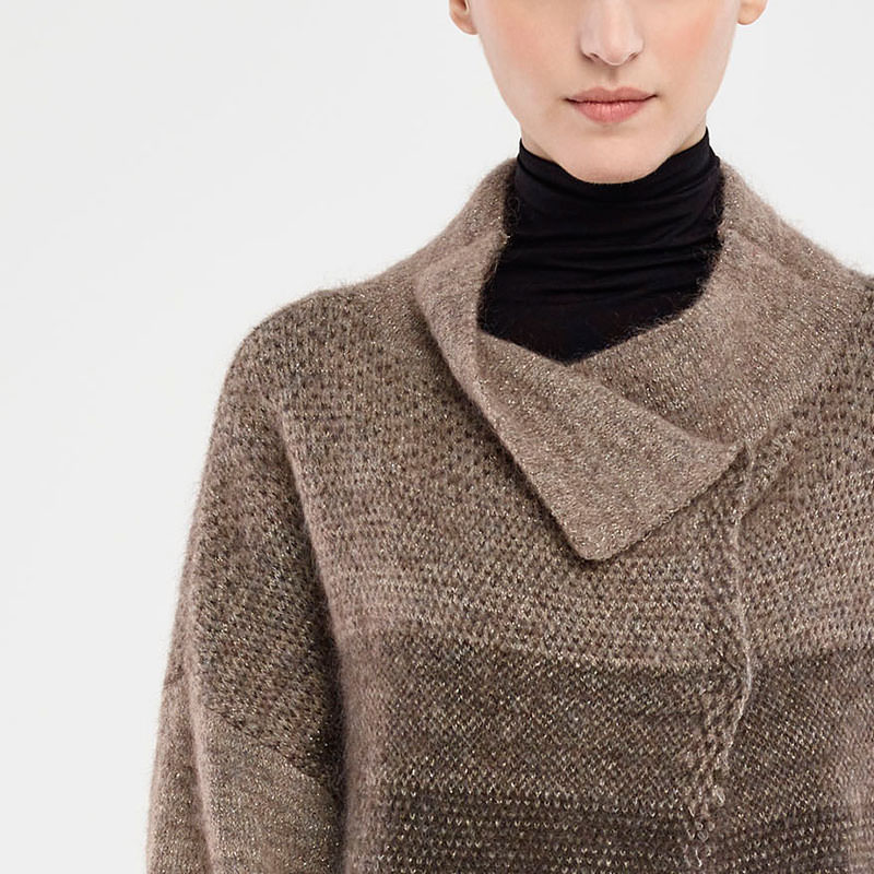 Sarah Pacini CARDIGAN LONG – EFFET OMBRÉ De face