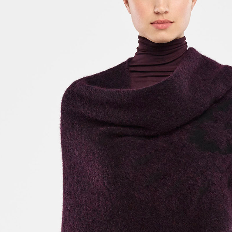 Sarah Pacini CAPE JACQUARD De face