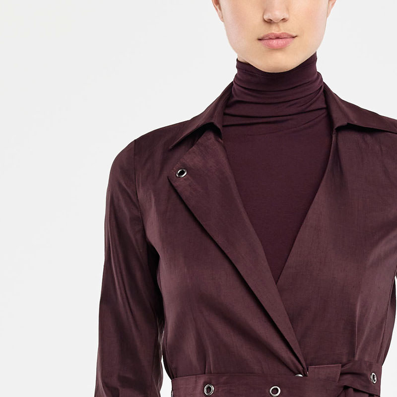Sarah Pacini VESTE LONGUE - LIN EXTENSIBLE De face
