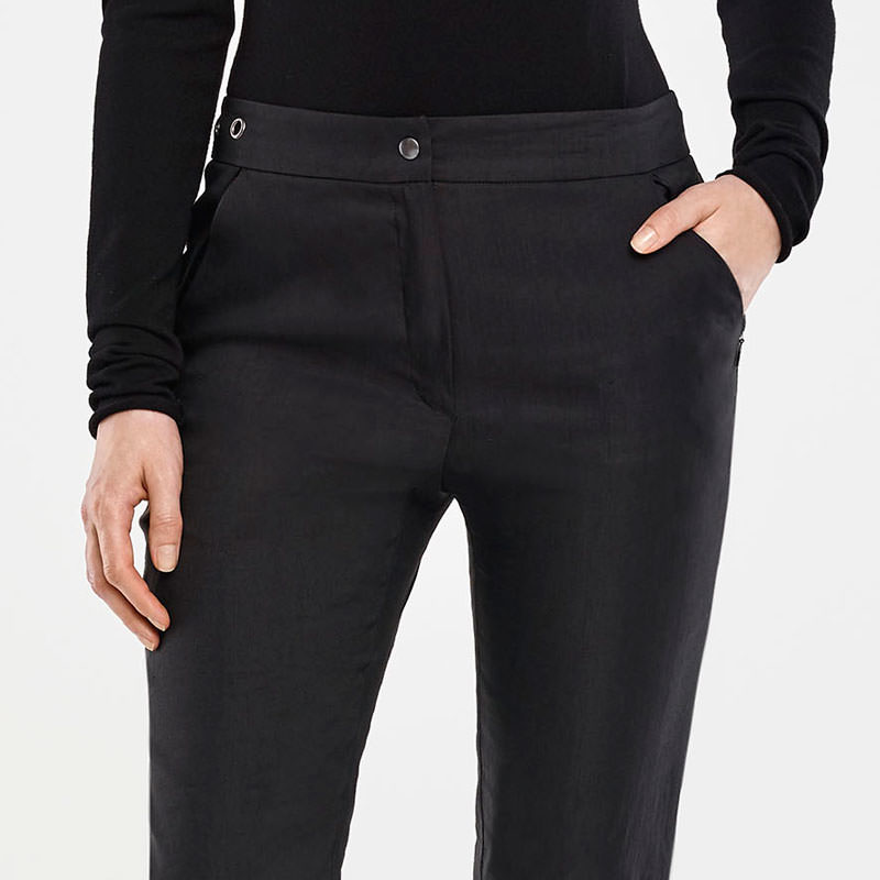 Sarah Pacini PANTALON -LIN EXTENSIBLE De face