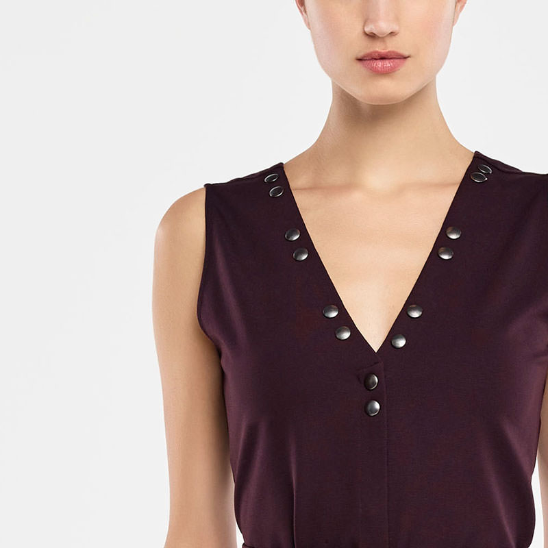 Sarah Pacini ROBE MAXI – CEINTURE De face