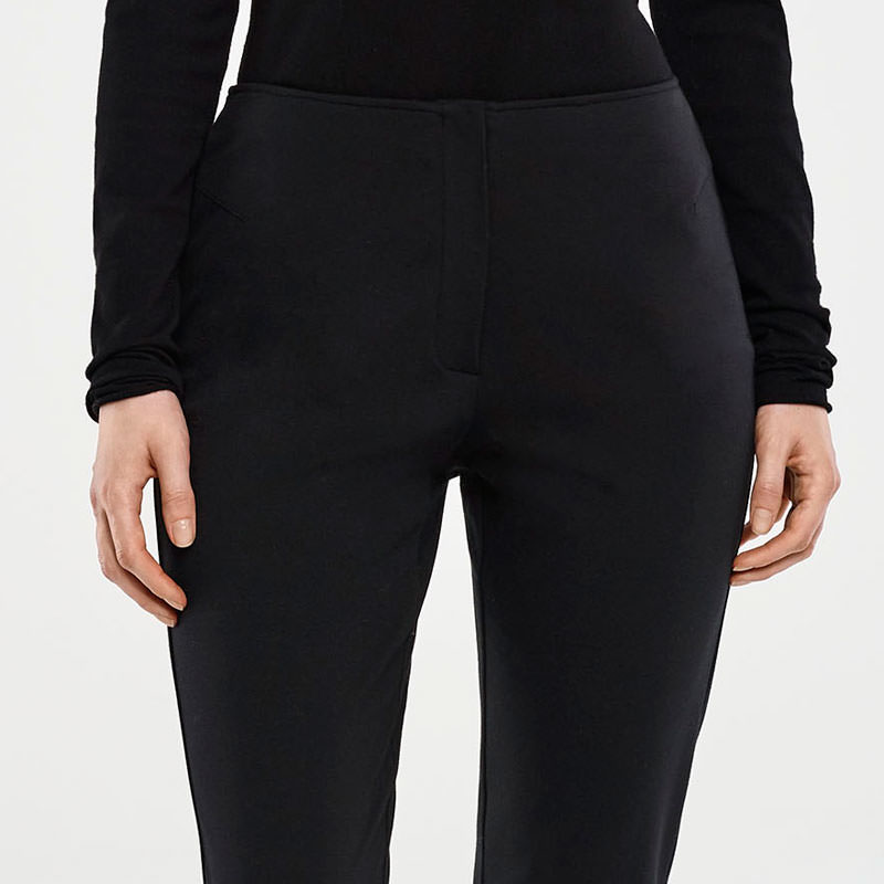 Sarah Pacini PANTALON SLIM – FENTE À BOUTONS PRESSION De face
