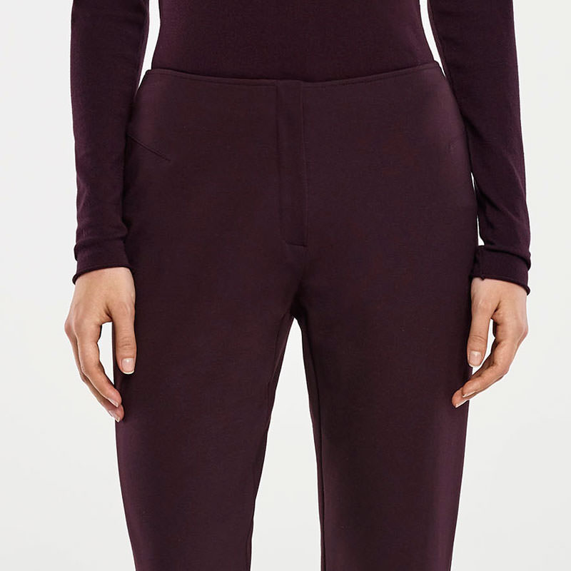 Sarah Pacini PANTALON SLIM – FENTE À BOUTONS PRESSION De face