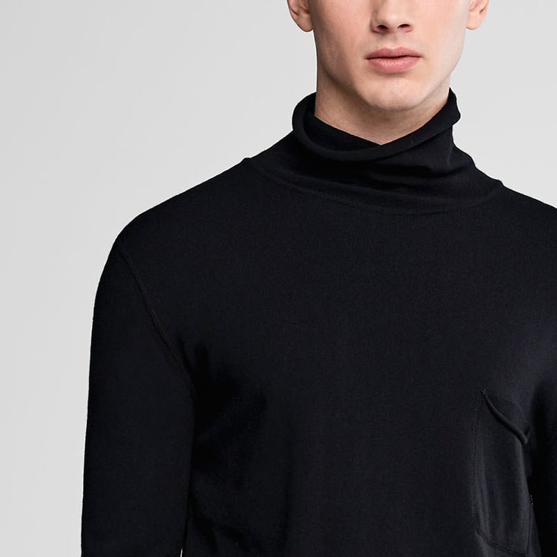 Sarah Pacini Pullover mit fließendem Ausschnitt Vorne