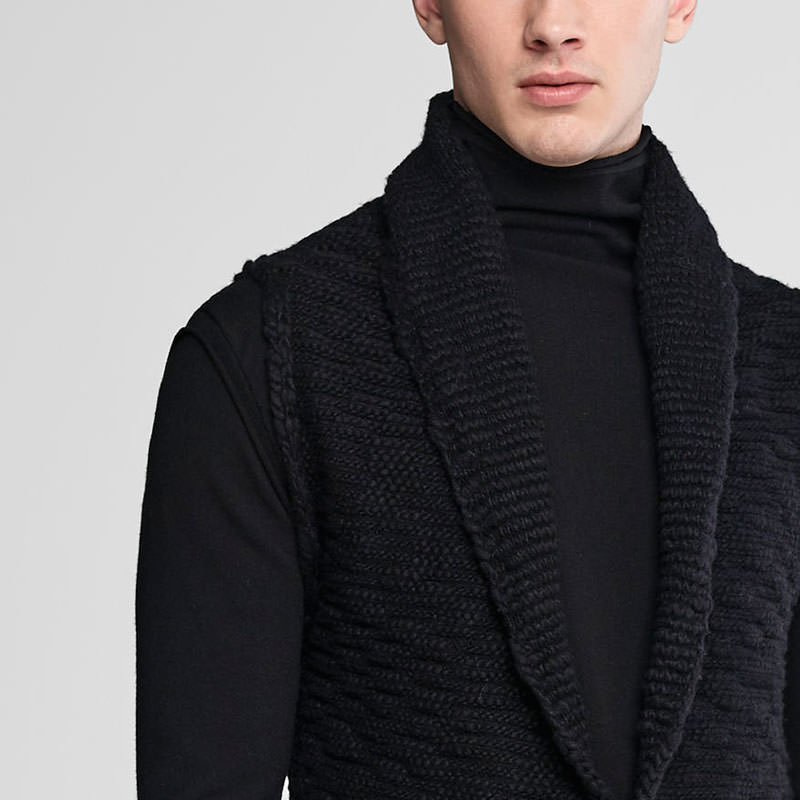 Sarah Pacini Cardigan laine sans manches De face