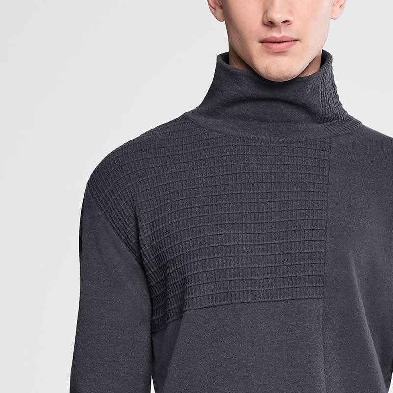 Sarah Pacini Pull col montant - motif De face