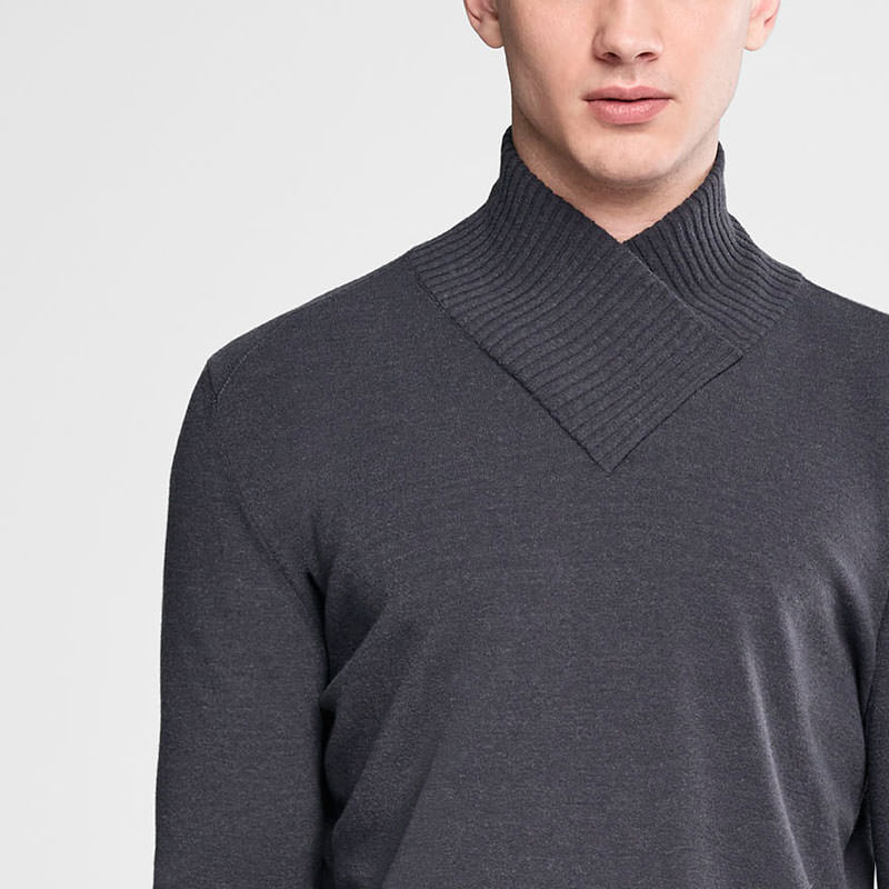 Sarah Pacini Cowl neck sweater Front