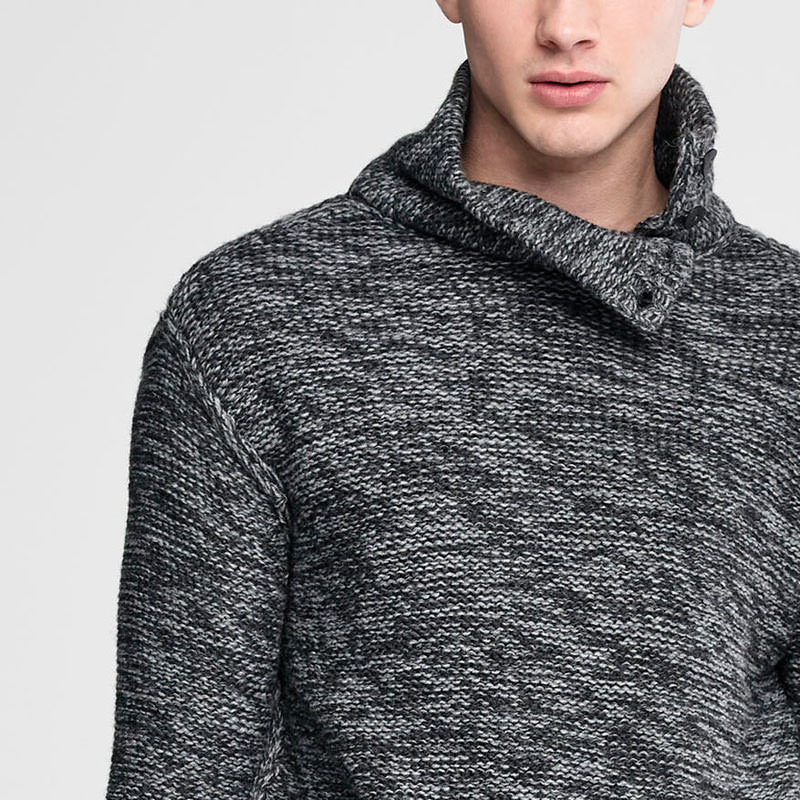 Sarah Pacini Long pull chiné De face