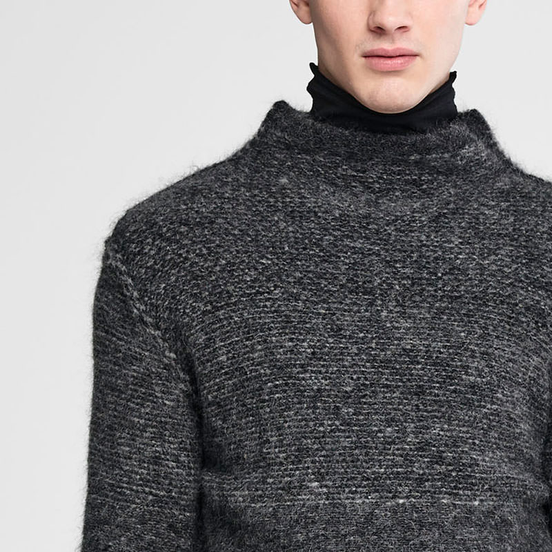 Sarah Pacini Ombré mohair sweater - funnel neck Front