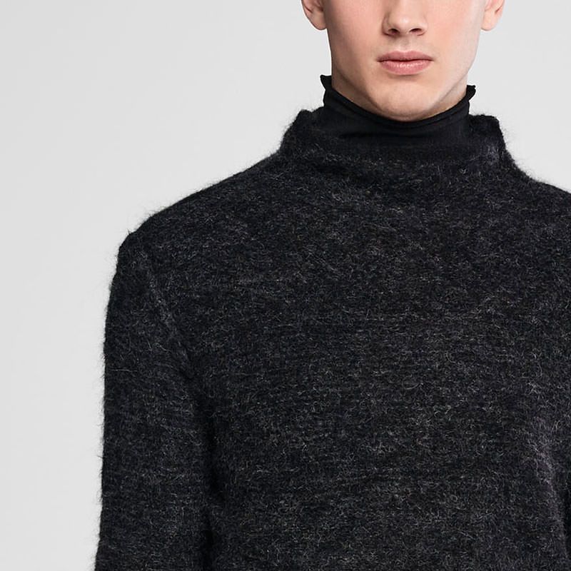 Sarah Pacini Ombré mohair sweater - funnel neck Front