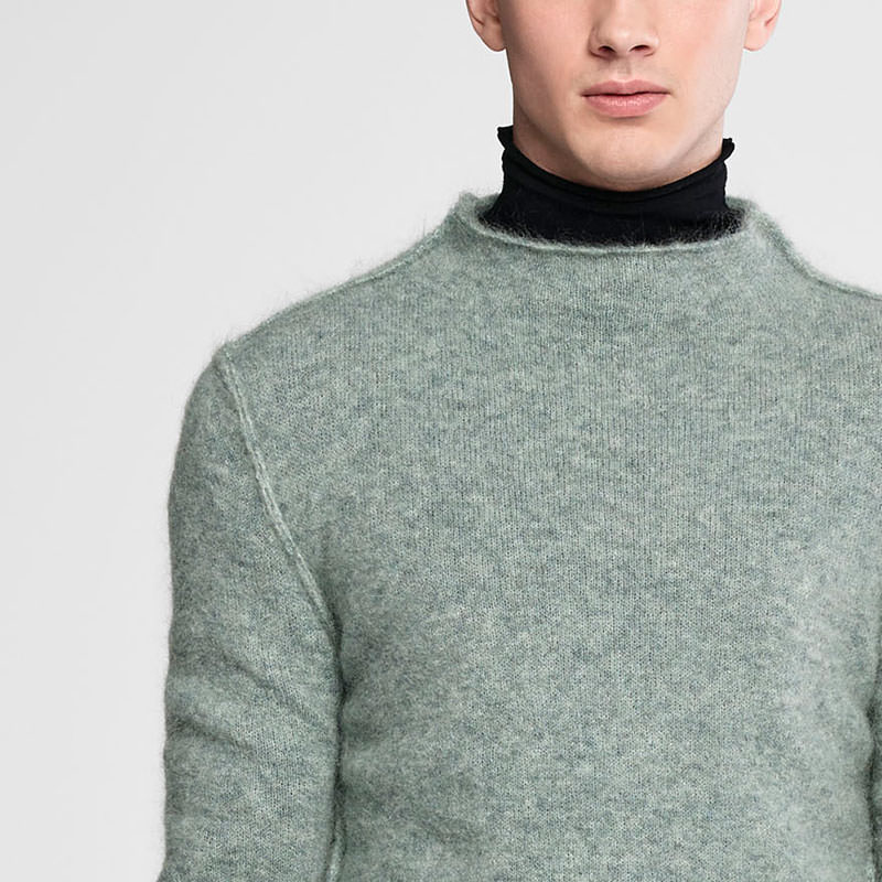 Sarah Pacini Mohair sweater - funnel neck Front