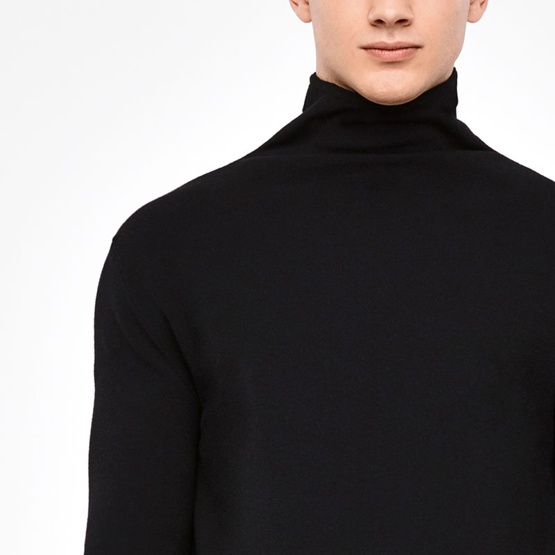 Sarah Pacini URBAN SWEATER - MOCK NECK Front