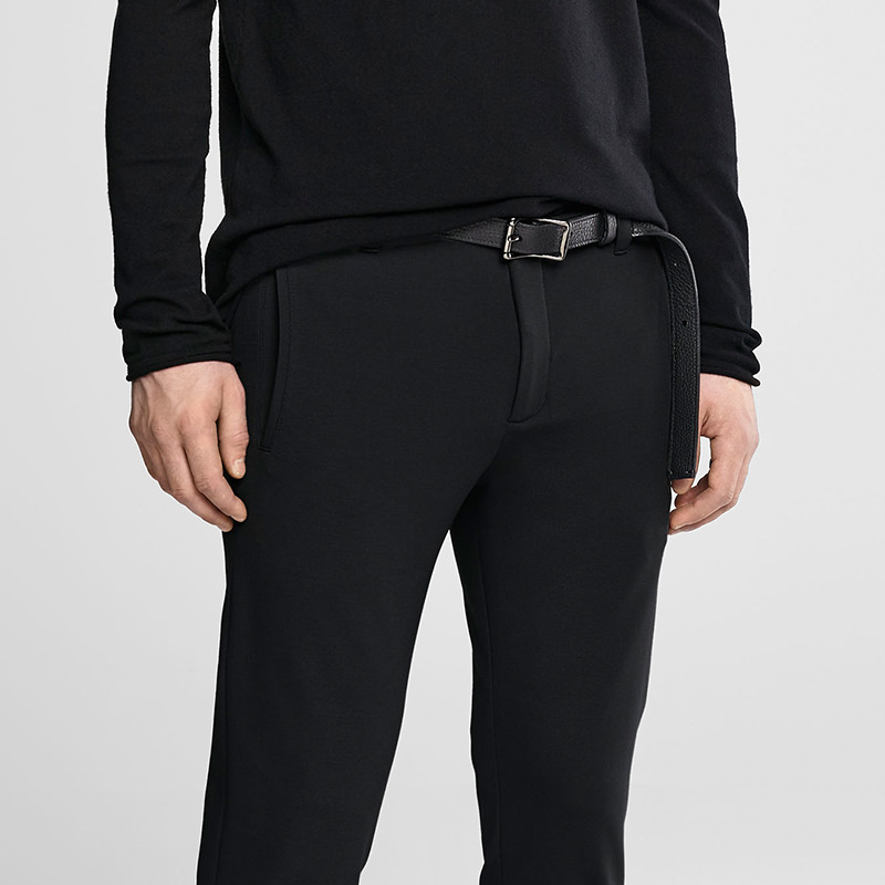 Sarah Pacini Pantalon jersey - chevilles zippées De face