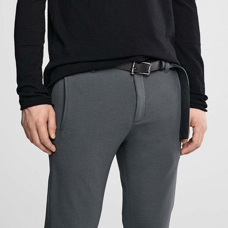 Sarah Pacini Pantalon jersey - chevilles zippées De face